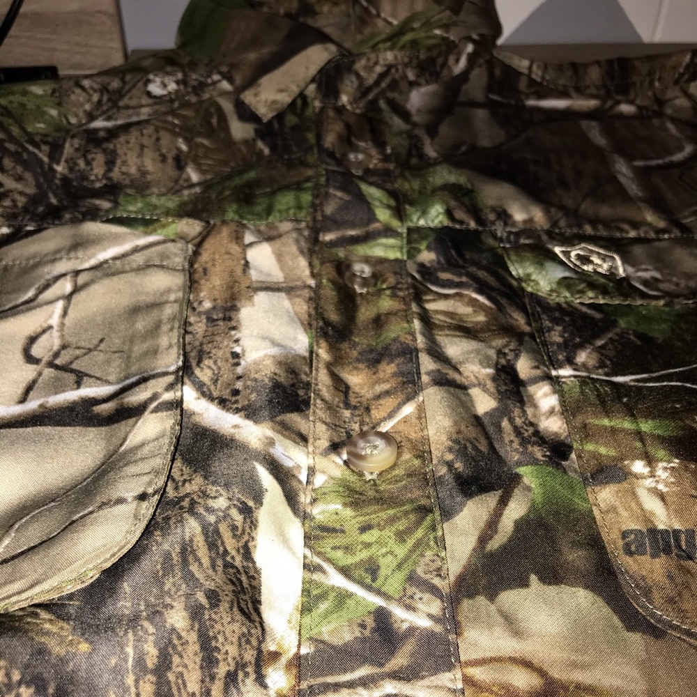 Cooling Camouflage Button Down Shirt